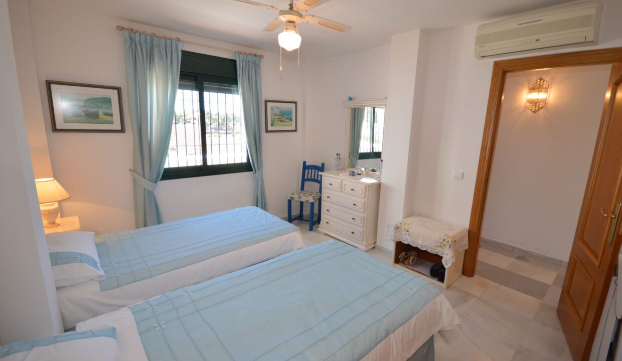 Blue bedroom